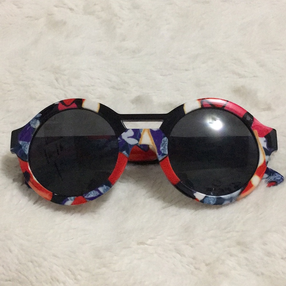 Peter Pilotto x Target Printed Round Sunglasses